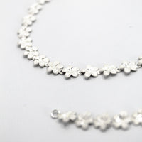 Flower Matte Finish Necklace