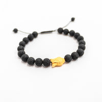 Golden Buddha Stone Bracelet