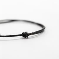 Solitaire Heart Leather Bracelet