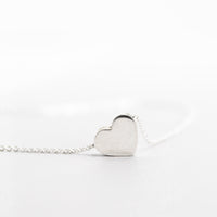 Solitaire Heart Necklace