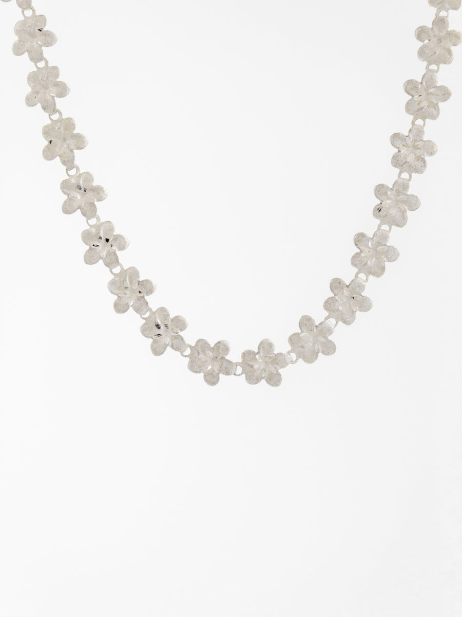 Flower Matte Finish Necklace