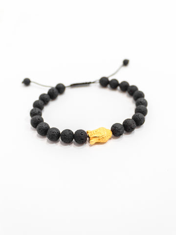 Golden Buddha Stone Bracelet