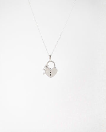 Heart Lock & Key Necklace