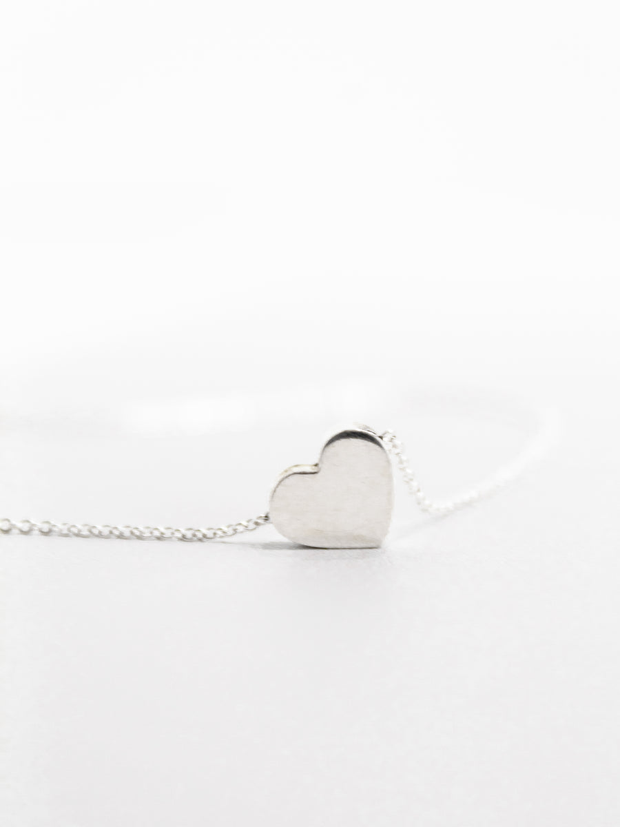 Solitaire Heart Necklace